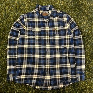 Orvis Blue Plaid Overshirt (S)